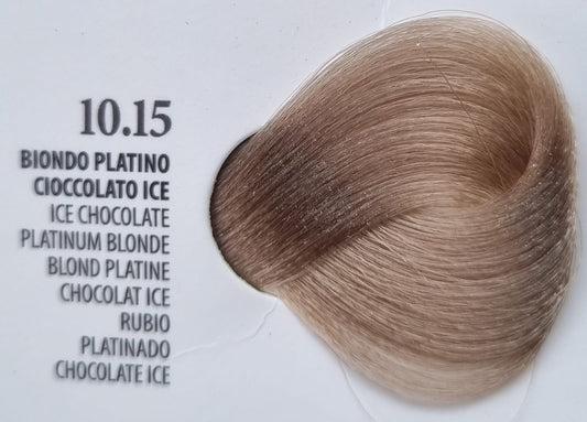 Vopsea Rapida 10 minute XHENSIL ITALIA - Blond Platinat Ciocolatiu Ice 10.15 100ml