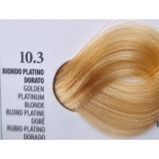 Vopsea Rapida 10 minute XHENSIL ITALIA - Blond Platinat Golden 10.3 100ml