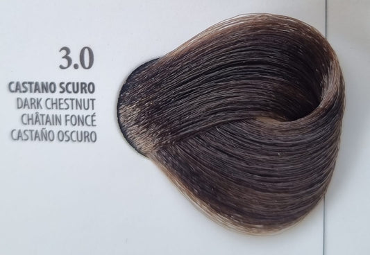 Vopsea Rapida 10 minute XHENSIL ITALIA - Castaniu Inchis 3.0 100ml