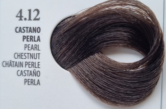 Vopsea Rapida 10 minute XHENSIL ITALIA - Castaniu Perlat 4.12 100ml