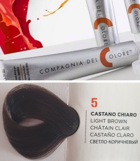 Vopsea pentru par Natural - CASTANIU DESCHIS 5 100ml