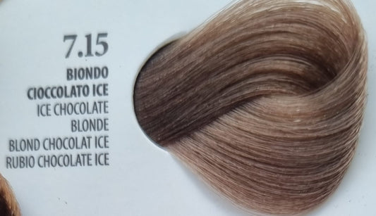 Vopsea Rapida 10 minute XHENSIL ITALIA - Blond Ciocolatiu Ice 7.15 100ml