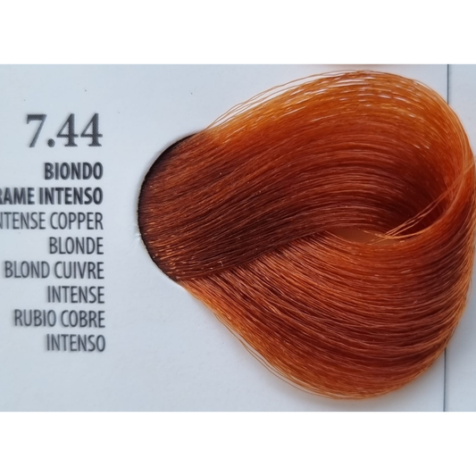 Vopsea Rapida 10 minute XHENSIL ITALIA - Blond Intens Cupru 7.44 100ml