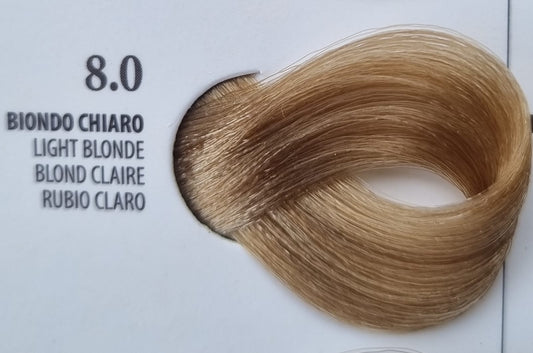 Vopsea Rapida 10 minute XHENSIL ITALIA - Blond Deschis 8.0 100ml