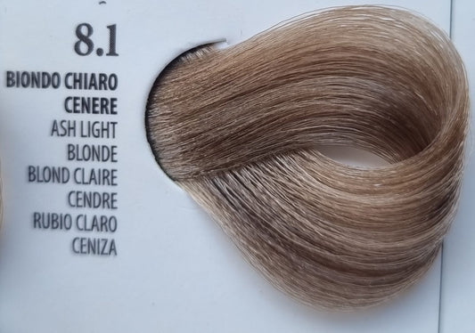 Vopsea Rapida 10 minute XHENSIL ITALIA - Blond Deschis Cenusiu 8.1 100ml