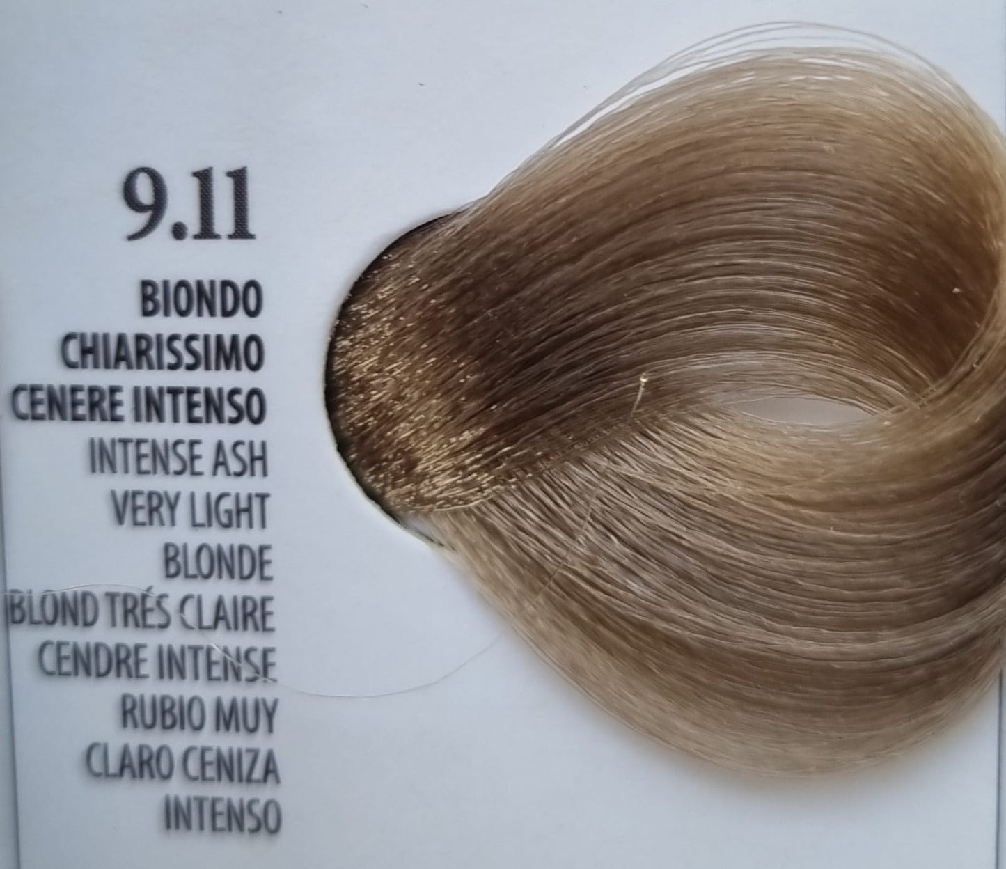 Vopsea Rapida 10 minute XHENSIL ITALIA - Blond Foarte Deschis Cenusiu Intens 9.11 100ml