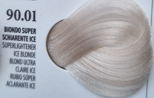 Vopsea Rapida 10 minute XHENSIL ITALIA - Blond Ice Superlightener 90.01 100ml