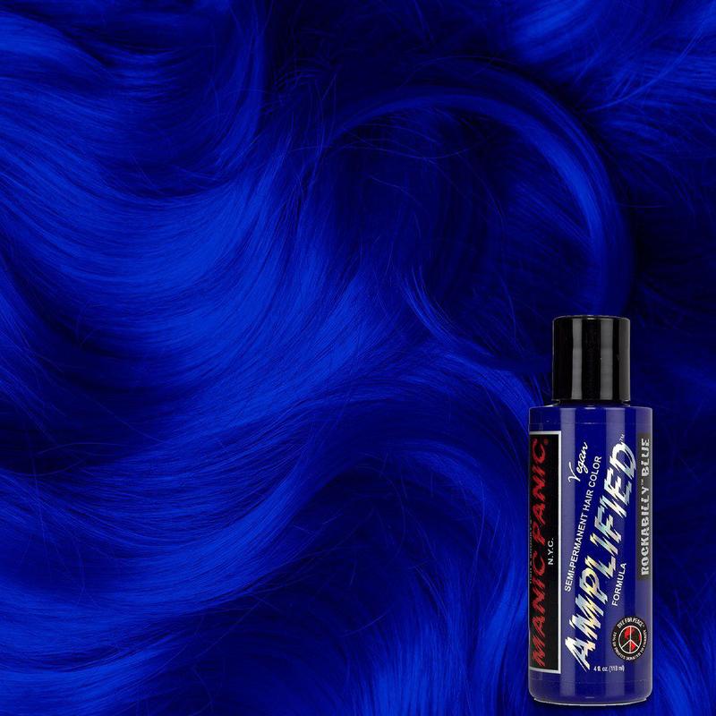 Vopsea directa semipermanenta Manic Panic Amplified - ROCKABILLY BLUE 118ml
