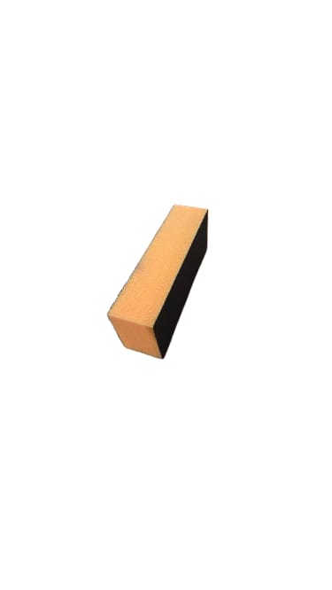 Buffer abraziv bloc orange/negru