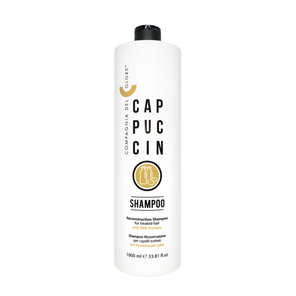 Sampon pentru Par Tratat CAPPUCCINO - 1000ml