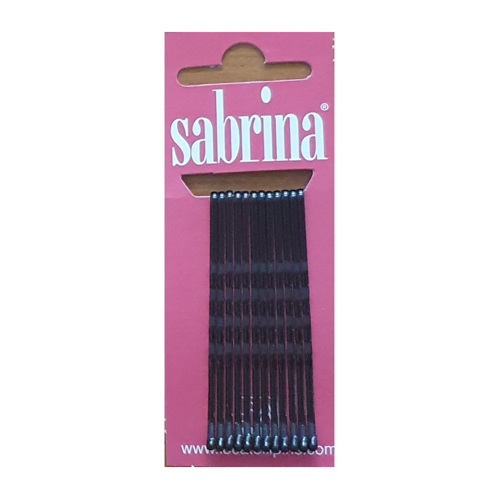 Agrafe ondulate,7cm,negre,12buc/set (L59)