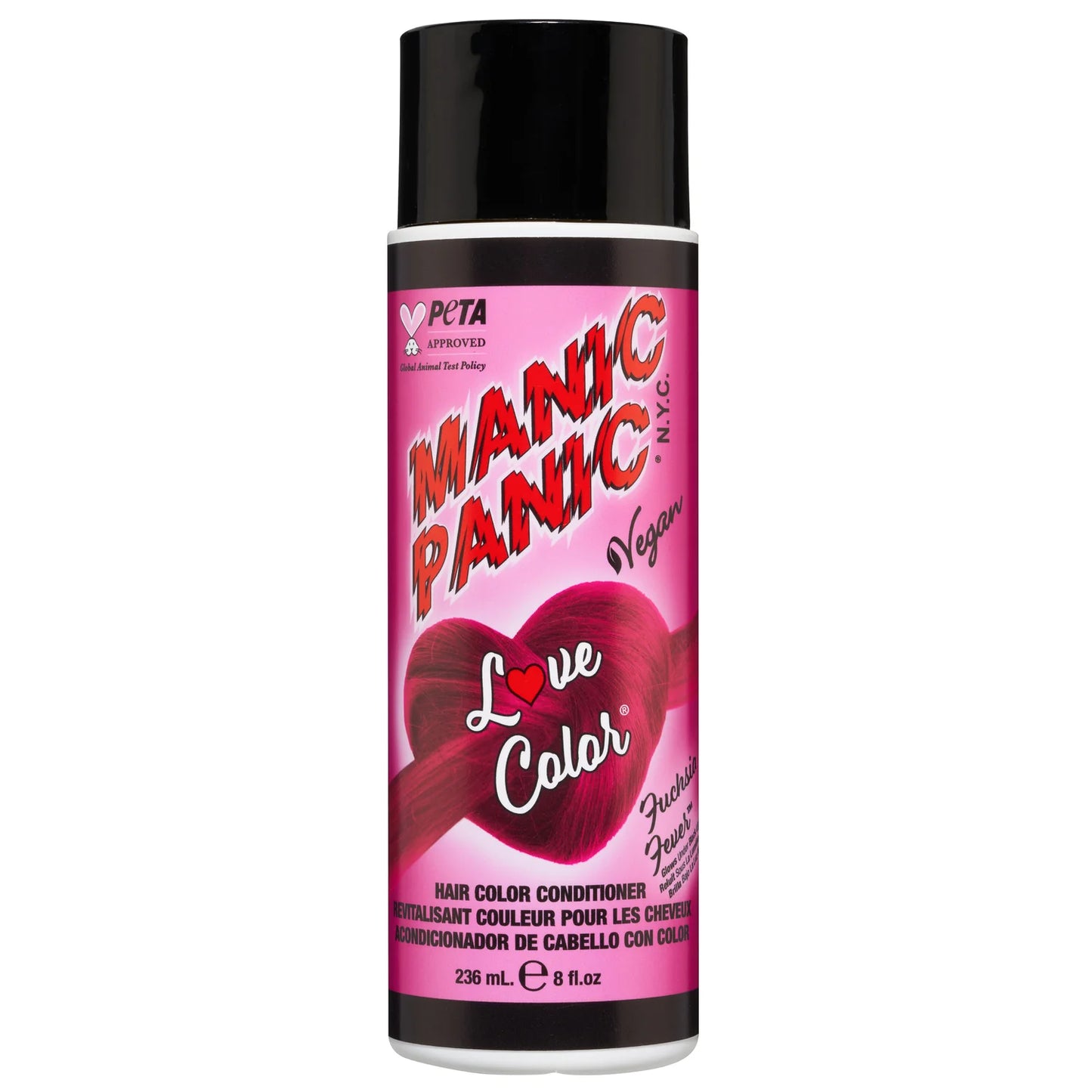Nuantator Conditioner pt revitalizare culoare LOVE COLORS - FUCHSIA FEVER 236ml