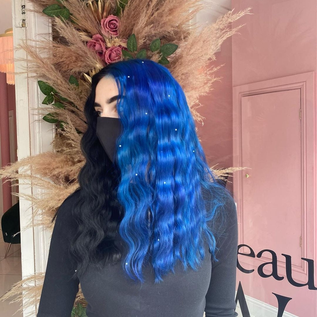 Vopsea directa semipermanenta Manic Panic Amplified - ROCKABILLY BLUE 118ml