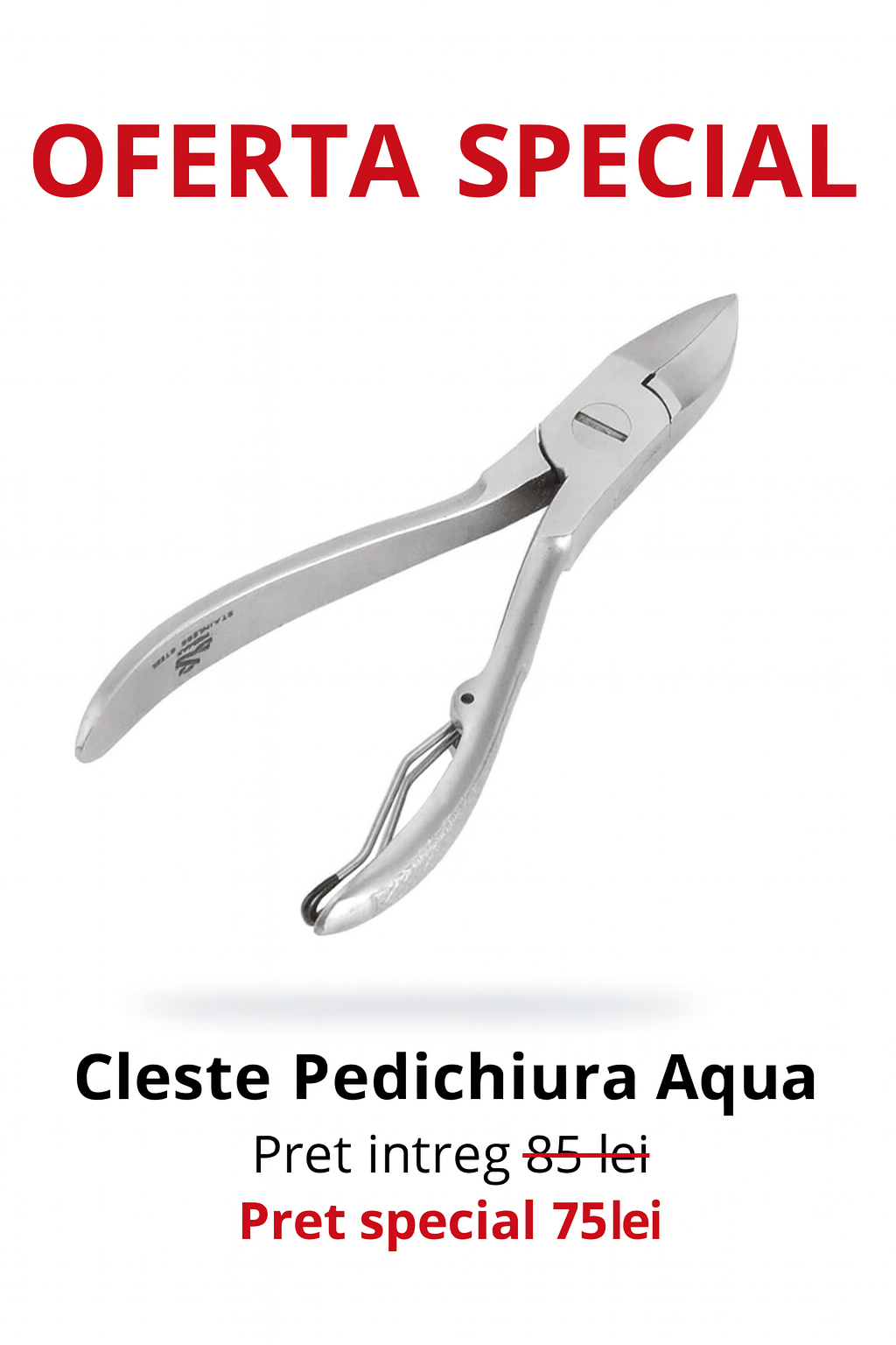 Pret Special Cleste Pedichiura Aqua