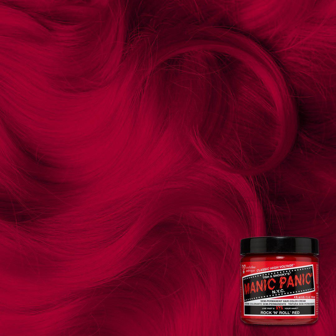 Vopsea directa semipermanenta Manic Panic Amplified - ROCK'N'ROLL RED 118ml