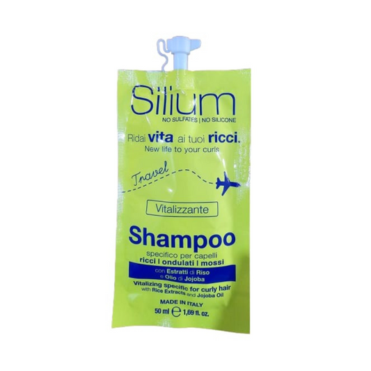Sampon Silium Travel cu Extract de Orez si Jojoba 50ml