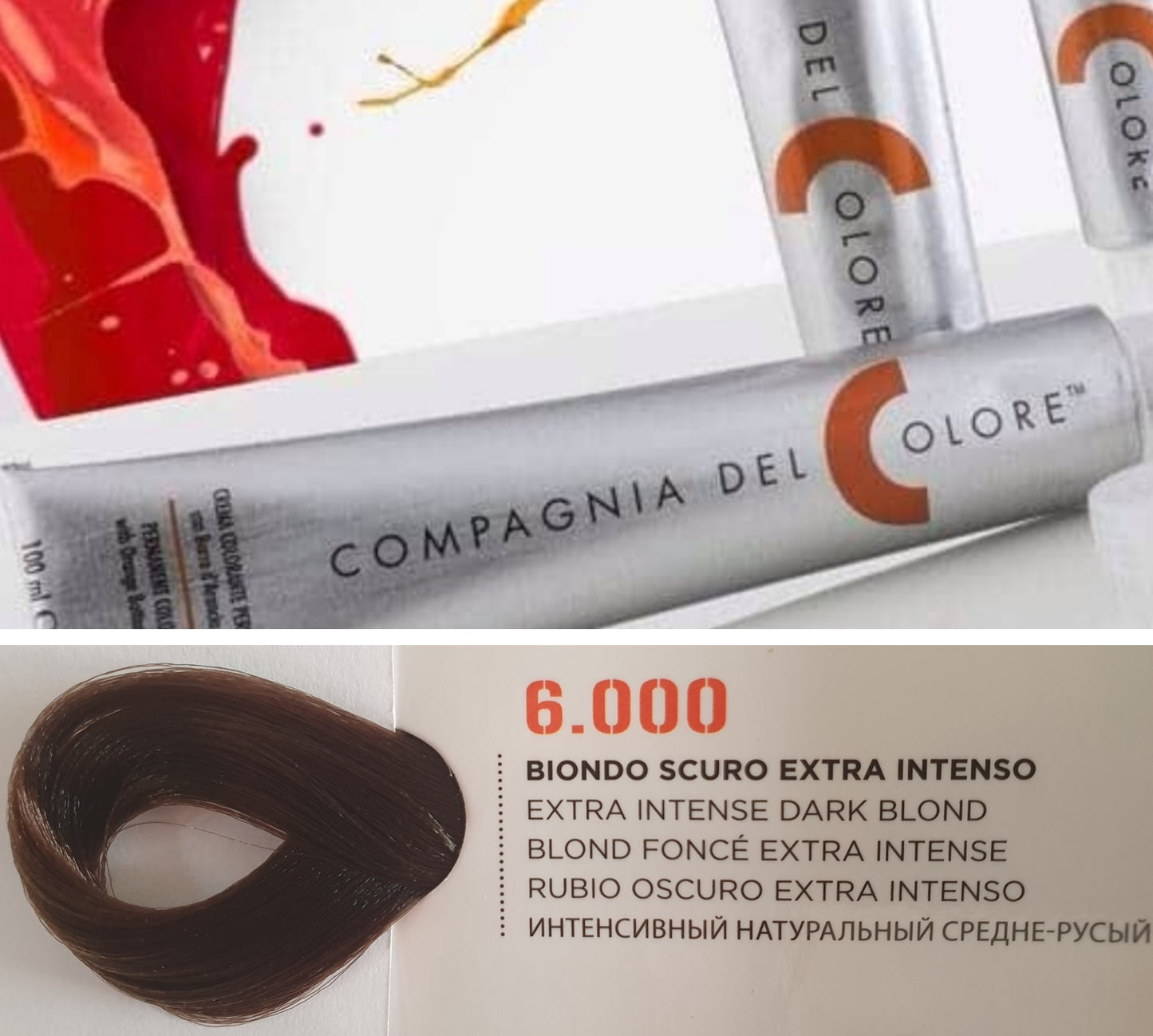 Vopsea pentru par Extraintens - BLOND INCHIS 6.000 100ml