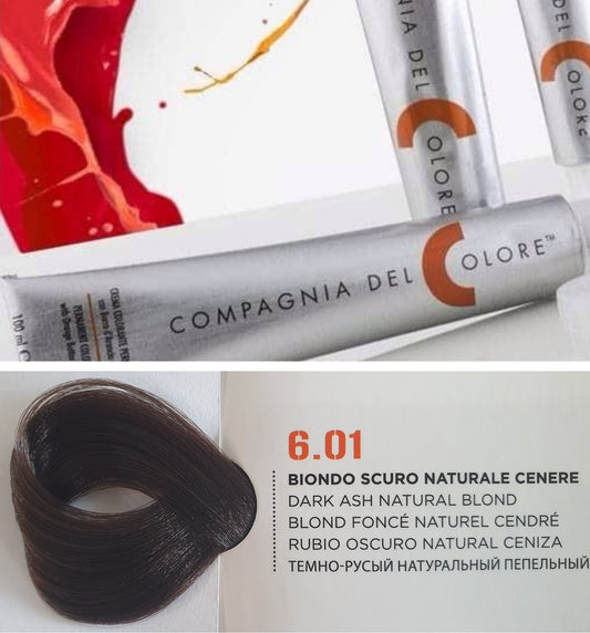 Vopsea pentru par Ash Natural - BLOND INCHIS 6.01 100ml