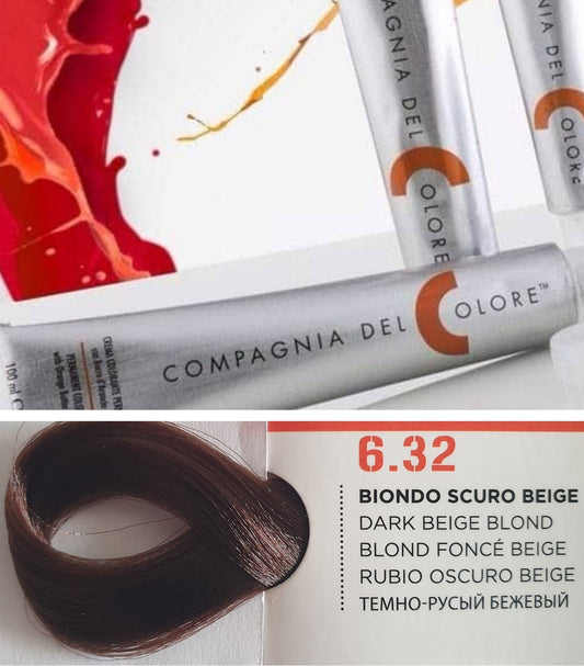 Vopsea pentru par Beige - BLOND INCHIS 6.32 100ml