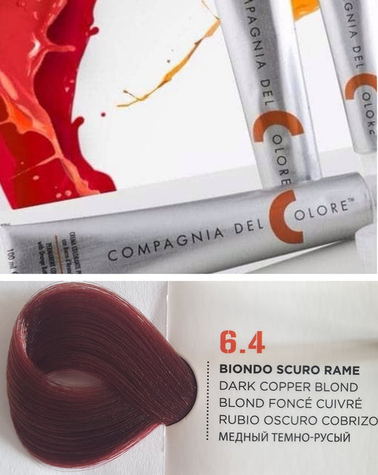 Vopsea pentru par Cupru - BLOND INCHIS 6.4 100ml