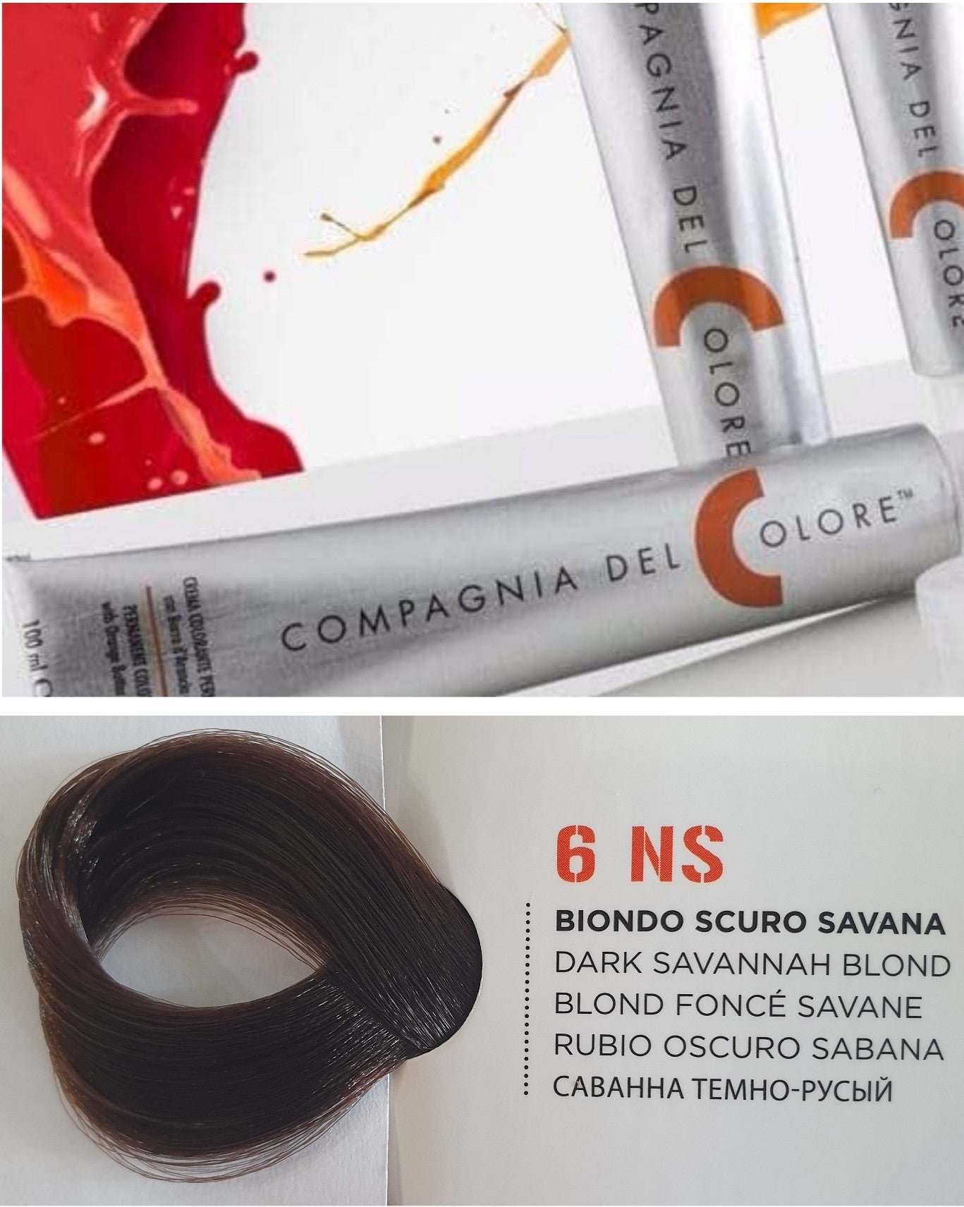 Vopsea pentru par Savanah - BLOND INCHIS 6NS 100ml