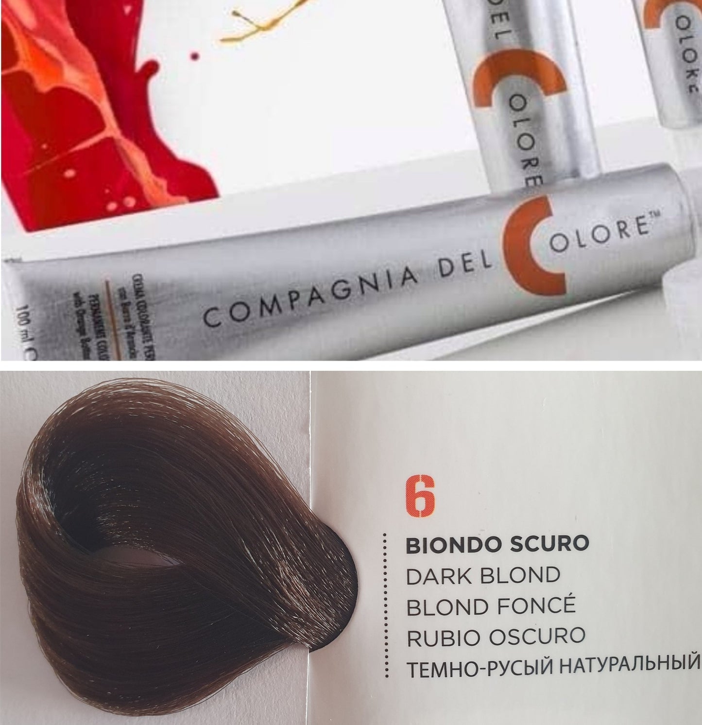 Vopsea pentru par Natural - BLOND INCHIS 6 100ml