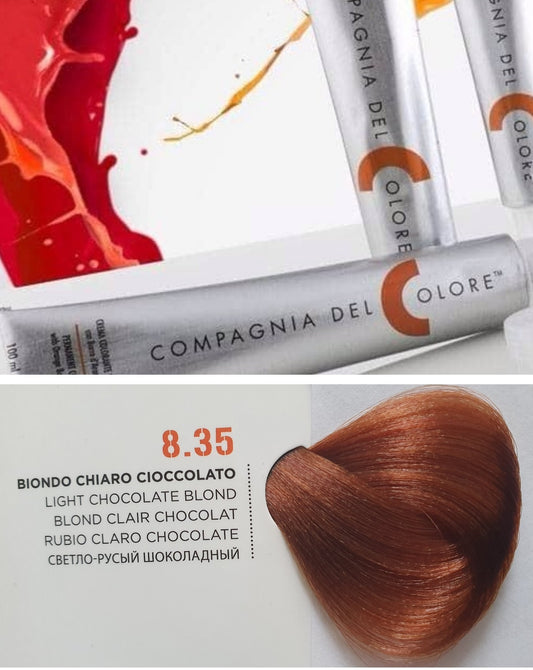 Vopsea pentru par Chocolate - BLOND DESCHIS 8.35 100ml