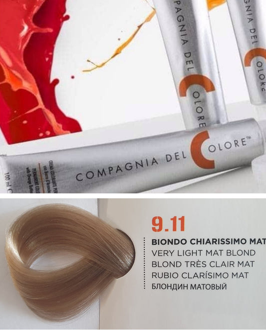 Vopsea pentru par Mat - BLOND FOARTE DESCHIS  9.11 100ml