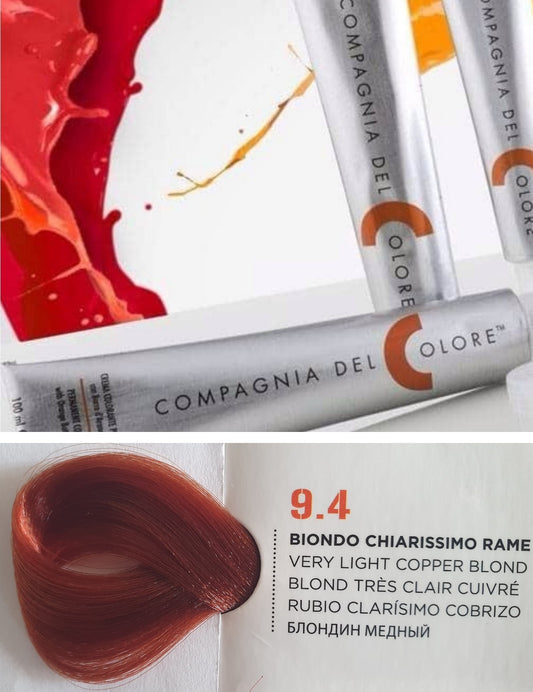 Vopsea pentru par Cupru - BLOND FOARTE DESCHIS 9.4 100ml