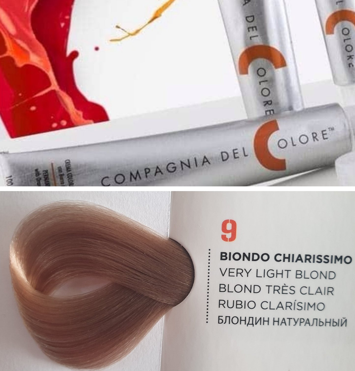 Vopsea pentru par Natural - BLOND FOARTE DESCHIS  9 100ml