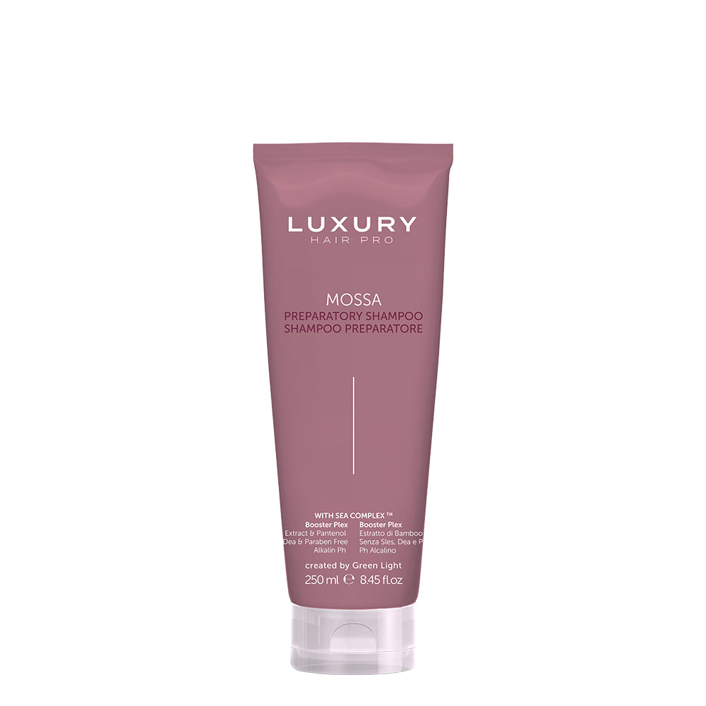 MOSSA Sampon Alcalin Pre - Tratamente Chimice Booster Plex ( Recomandat Pentru Permanent ) 250ml