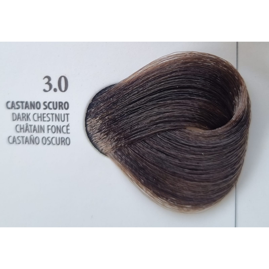 Vopsea Rapida 10 minute XHENSIL ITALIA - Castaniu Inchis 3.0 100ml