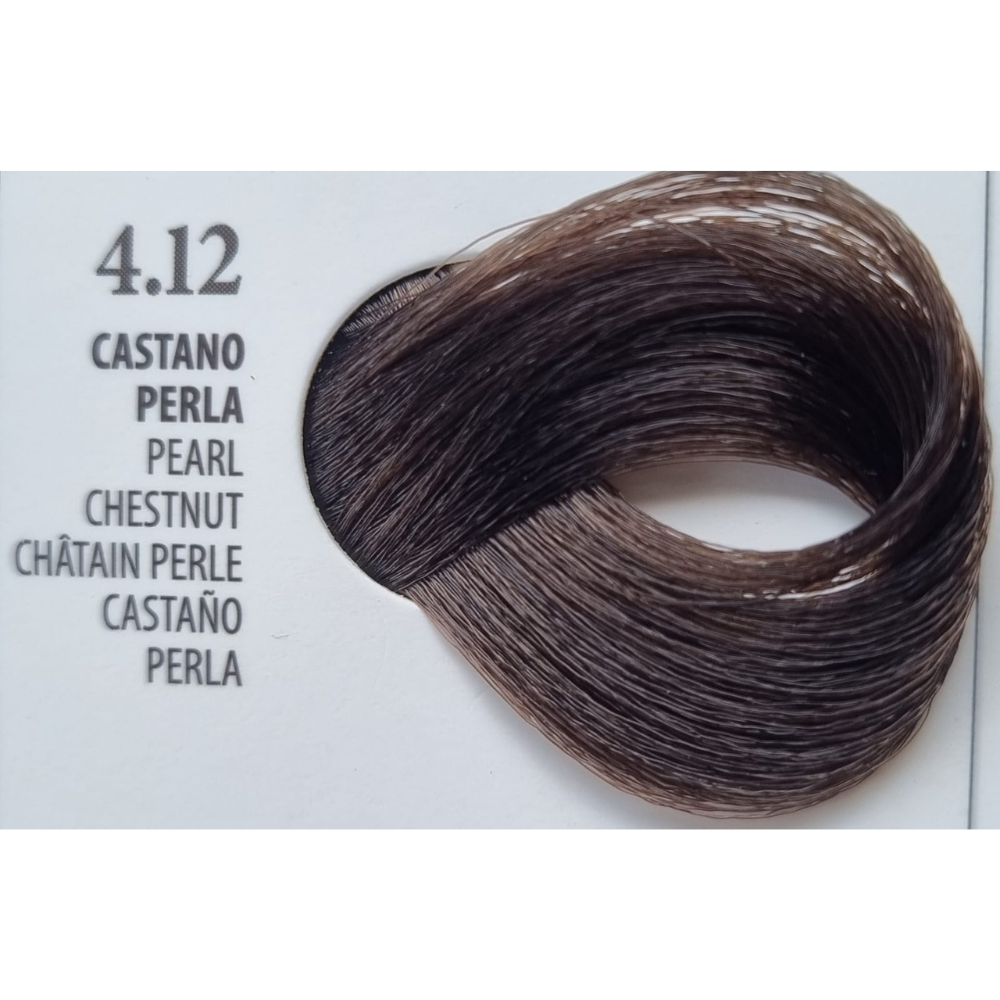 Vopsea Rapida 10 minute XHENSIL ITALIA - Castaniu Perlat 4.12 100ml