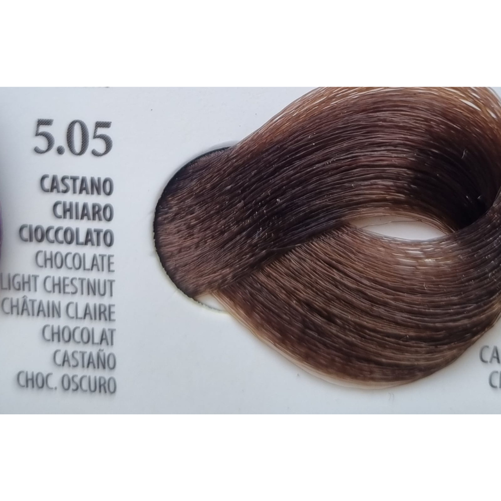 Vopsea Rapida 10 minute XHENSIL ITALIA - Castaniu Deschis Ciocolatiu 5.05 100ml