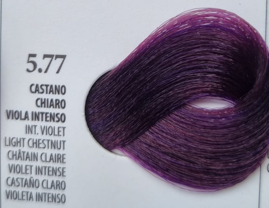 Vopsea Rapida 10 minute XHENSIL ITALIA - Castaniu Deschis Violet Intens 5.77 100ml