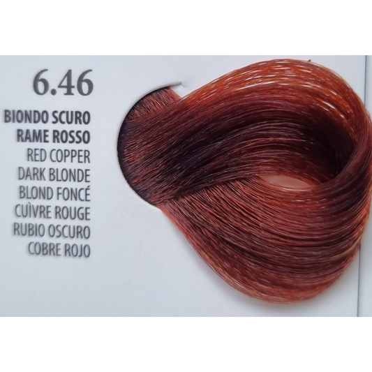 Vopsea Rapida 10 minute XHENSIL ITALIA - Blond Inchis Rosu Cupru 6.46 100ml