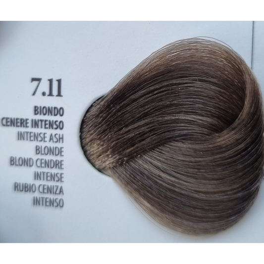 Vopsea Rapida 10 minute XHENSIL ITALIA - Blond Cenusiu Intens 7.11 100ml