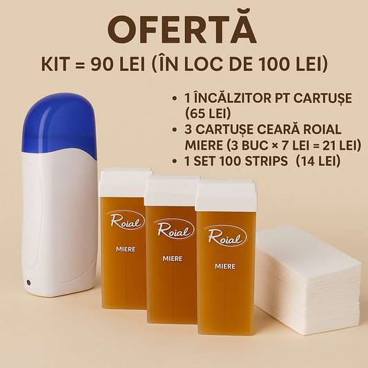 Pachet Kit Ceara Incalzitor + Cartuse + Strips