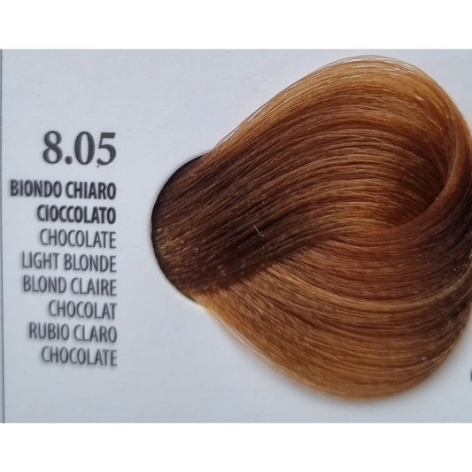 Vopsea Rapida 10 minute XHENSIL ITALIA - Blond Deschis Ciocolatiu 8.05 100ml