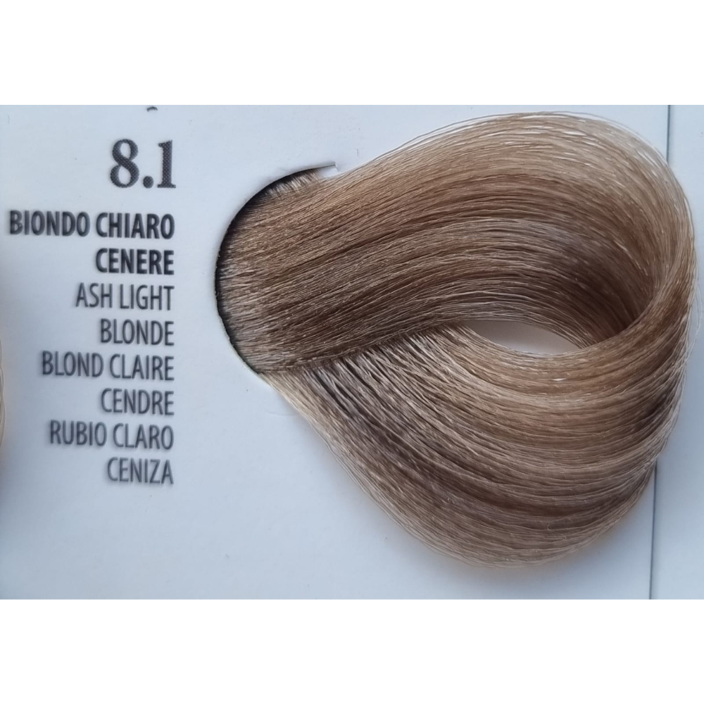 Vopsea Rapida 10 minute XHENSIL ITALIA - Blond Deschis Cenusiu 8.1 100ml