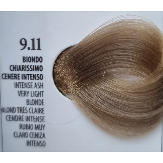 Vopsea Rapida 10 minute XHENSIL ITALIA - Blond Foarte Deschis Cenusiu Intens 9.11 100ml