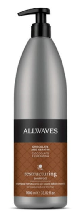 Sampon-1000ml-Allwaves-pentru-par-uscat-si-subtire-ciocolata