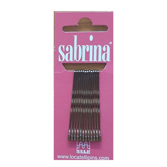 Agrafe ondulate maro - 5 cm - 12 buc/set (L58)