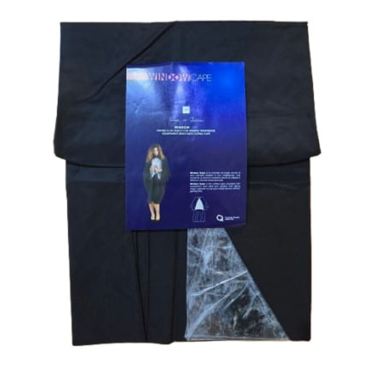 Manta pentru tuns din poliester cu fereastra PVC transparenta pt telefon