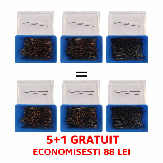 Pachet 5+1 Cutii Ace Coc 250gr 8cm maro/negre