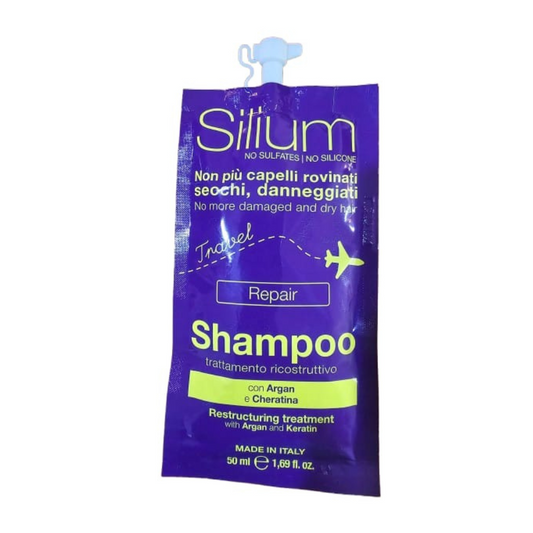 Sampon Silium Travel cu Keratina si Argan 50ml