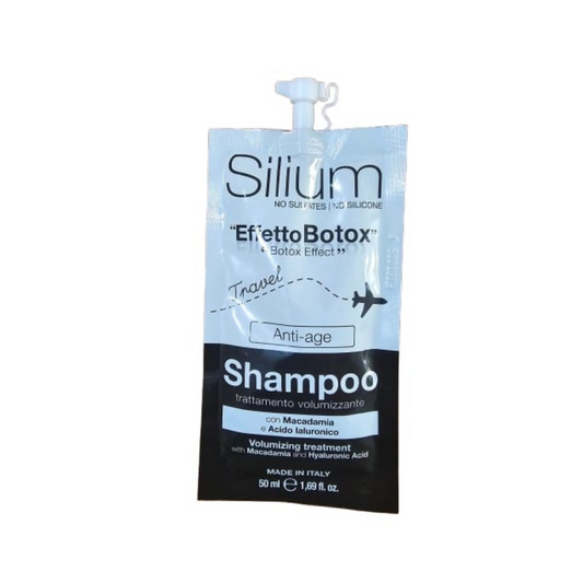 Sampon Silium Travel cu Acid Hyaluronic si Ulei de Macadamia 50ml