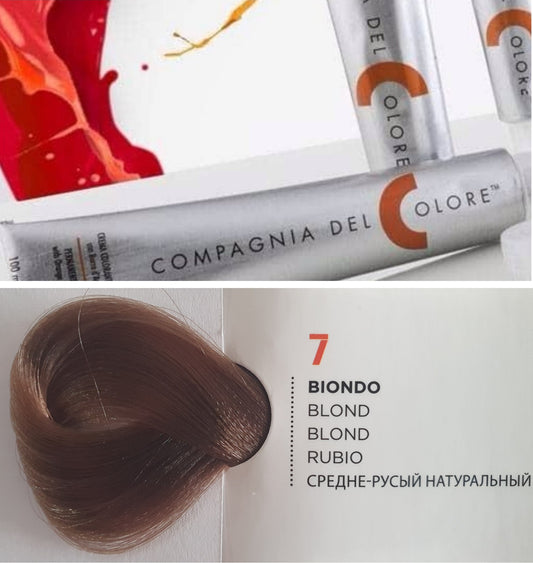 Vopsea pentru par Natural - BLOND  7 100ml